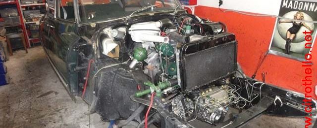 DS 19 1967 BVH Restauration en 2011. Démontage.