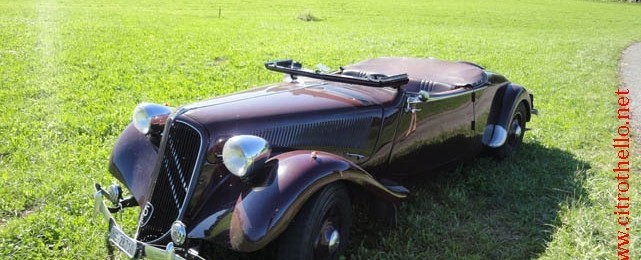 TRACTION 15 CABRIOLET REPLIQUE