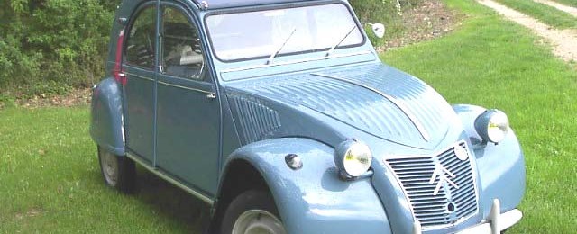 2CV 1960 BLEUE GLACIER