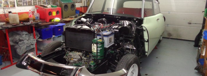 DS 21 CONFORT 1967 BLANC CARRARE. RESTAURATION INTEGRALE 012.