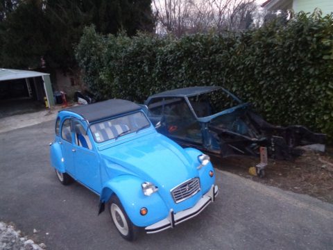 2 CV 1978 CHANGEMENT DE CHÂSSIS 06.
